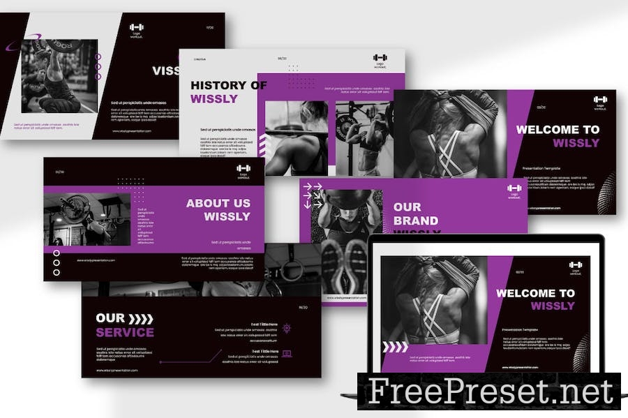 Wissly Fitness Keynote Template 2LC5Y49