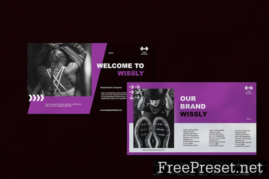 Wissly Fitness Keynote Template 2LC5Y49