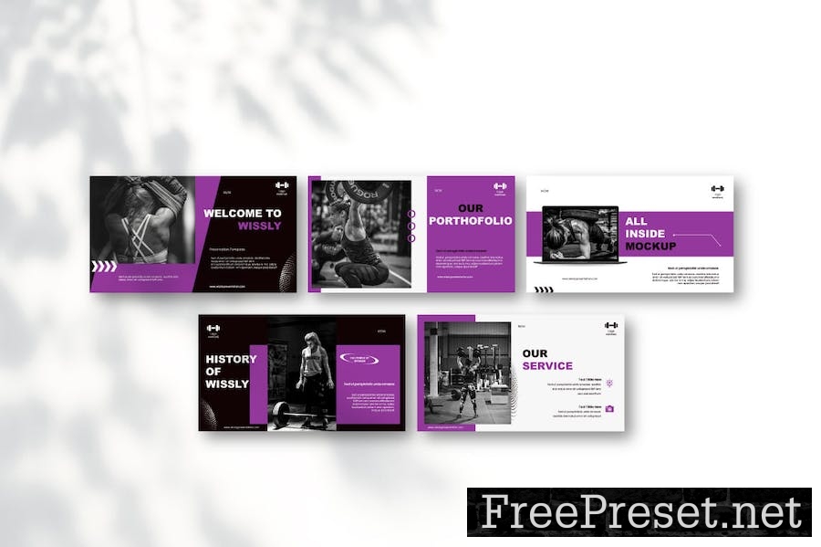 Wissly Fitness Keynote Template 2LC5Y49