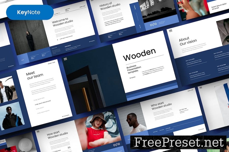 Wooden – Business Keynote Template LDAPFKJ