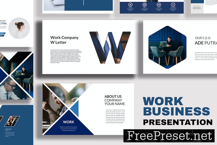 Work Business Powerpoint 62GDD8M