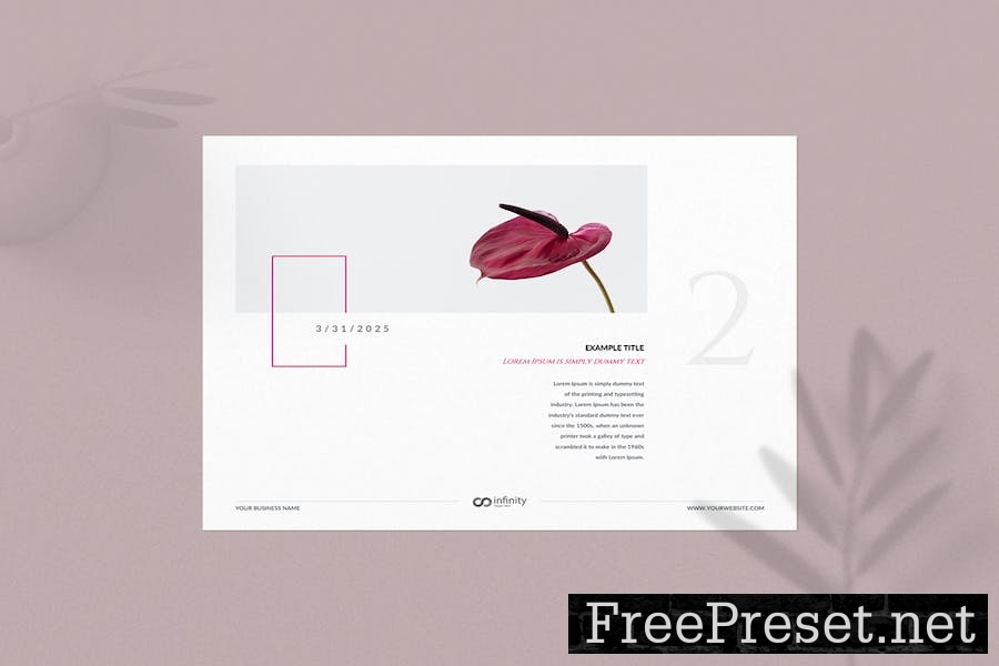 Workbook Presentation Template MF76H8B