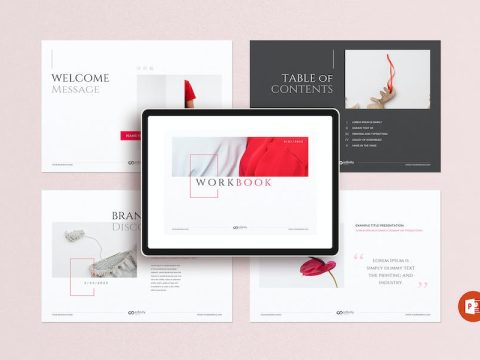 Workbook Presentation Template MF76H8B