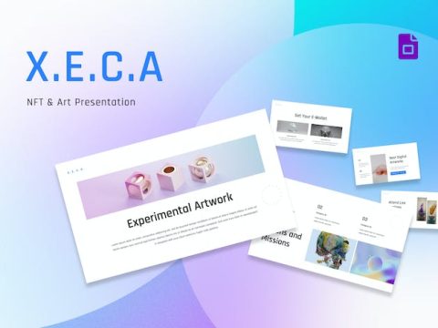 Xeca - NFT & Art Presentation Google Slides