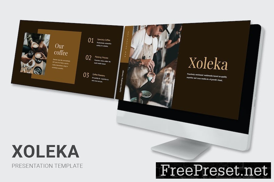 Xoleka - Coffee Branding Keynote Template VHWBSGL