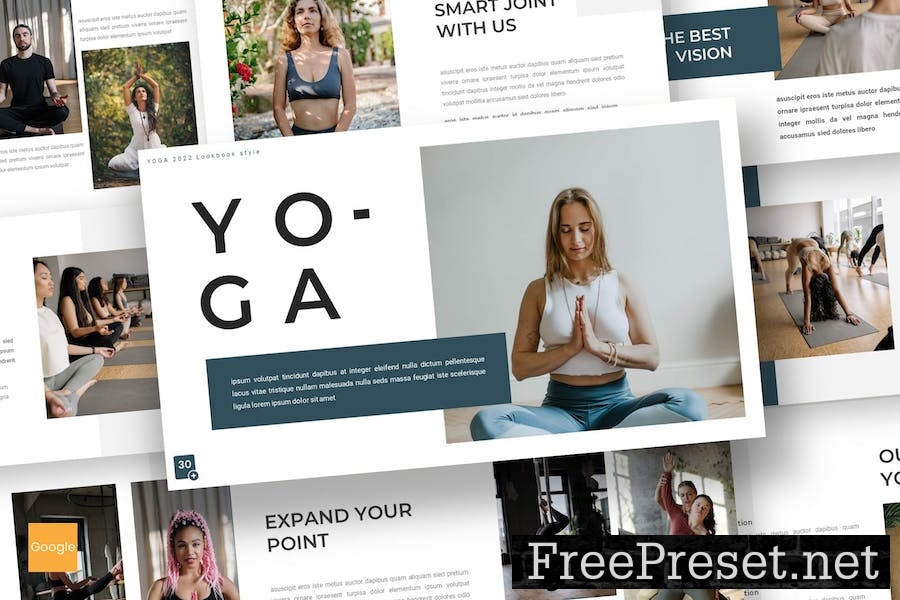 Yoga - Lookbook Google Slides Template TR2L7WA