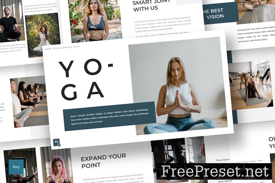 Yoga - Lookbook Keynote Template