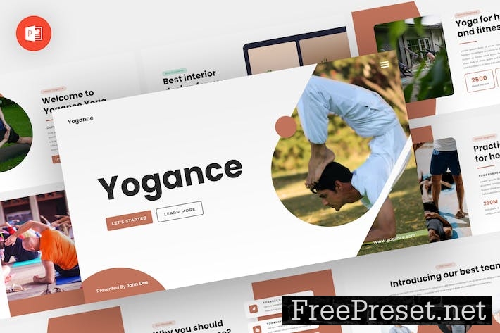 Yogance - Yoga Powerpoint Template