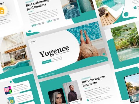 Yogence - Yoga Google Slides Template