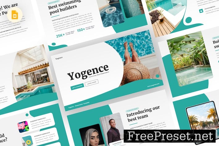 Yogence - Yoga Google Slides Template