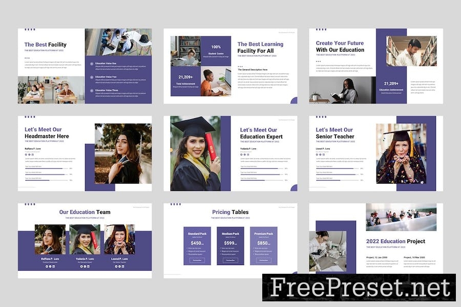 Youthour - Education PowerPoint Template S8UEZ2L