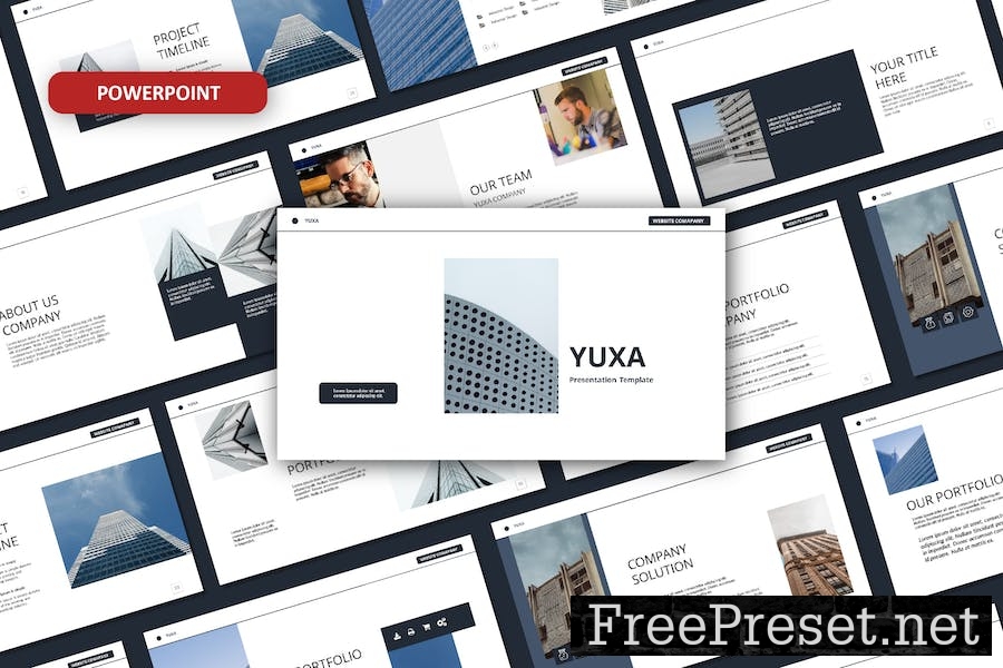 Yuxa Powerpoint Template YZWYNTC