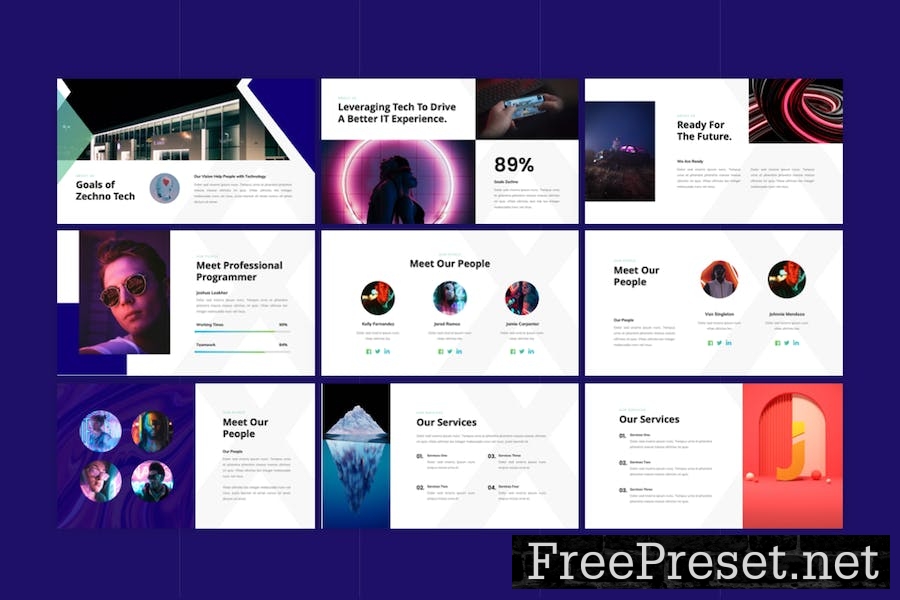 Zechno - Technology Keynote Template