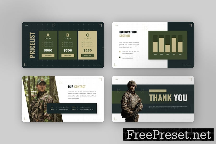 Zeforce - Military Education Powerpoint Template 3VE8SRG