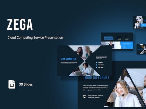 Zega - Cloud Computing Service Google Slides 84QUYM8