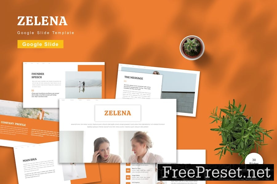 Zelena - Google Slide Template S9WLH4L