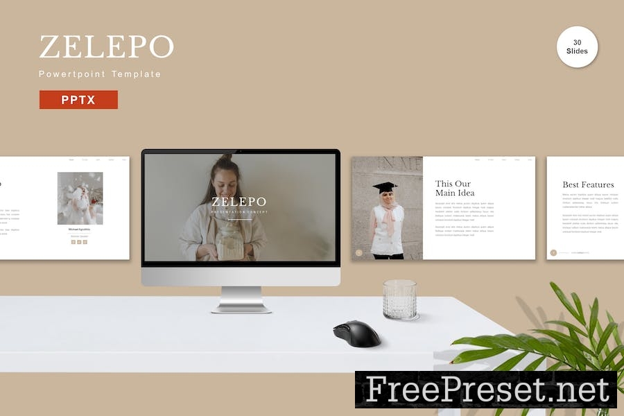 Zelepo - Powerpoint Template LM8W9T5