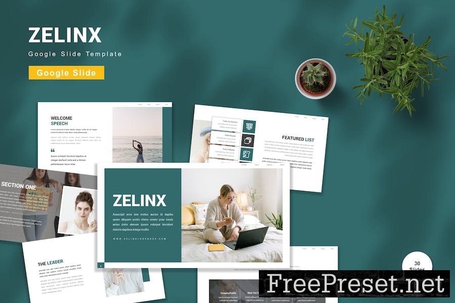 Zelinx - Google Slide Template YHULZ7W