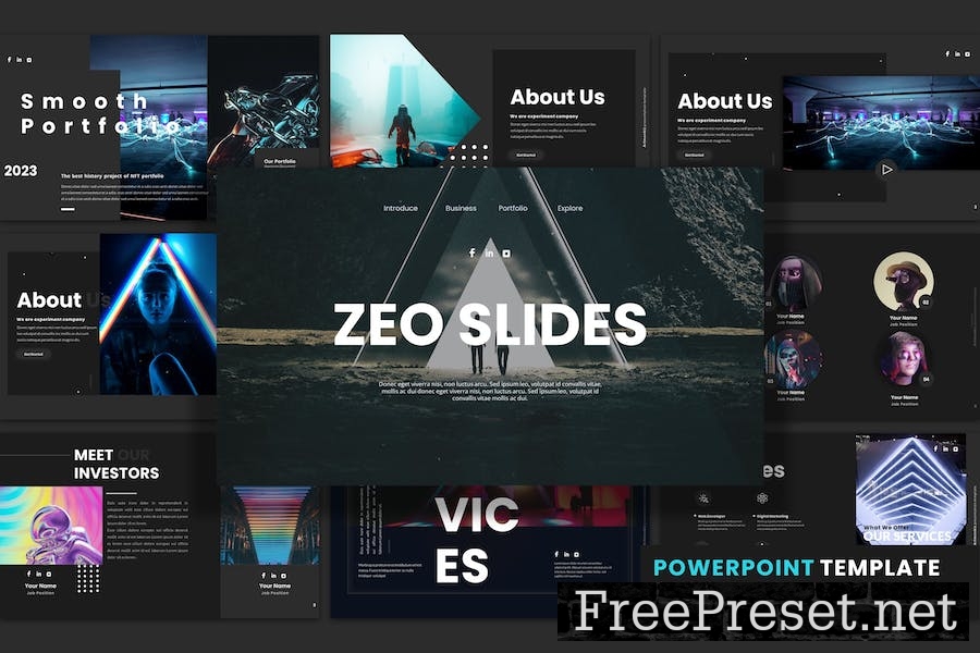 Zeo - PowerPoint Presentation Template SP46NYV