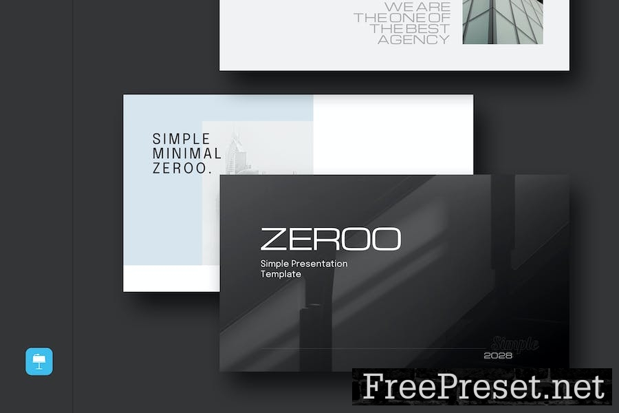 Zero Minimal Keynote Template