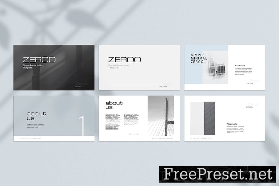 Zero Minimal Presentation Template UVK6W6Z