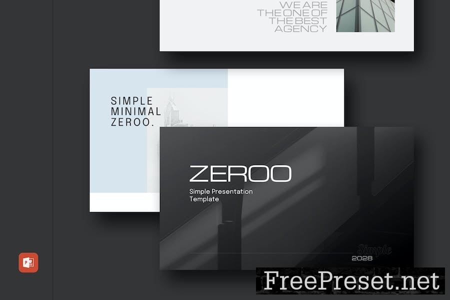 Zero Minimal Presentation Template UVK6W6Z