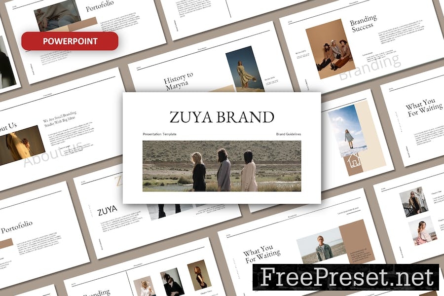 Zuya Powerpoint Template