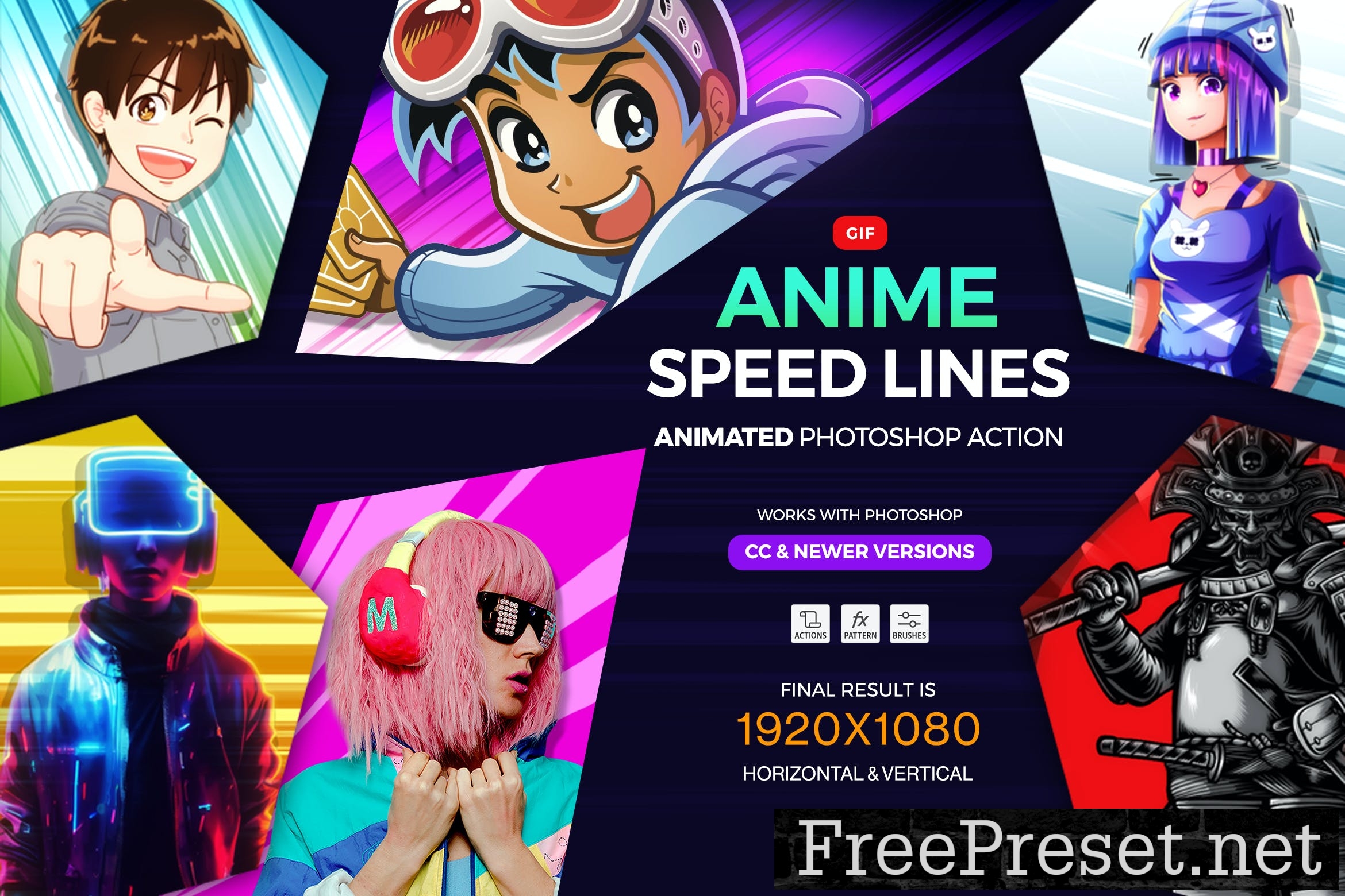 Anime Action Speed Lines Pack  Stock Motion Graphics  Motion Array