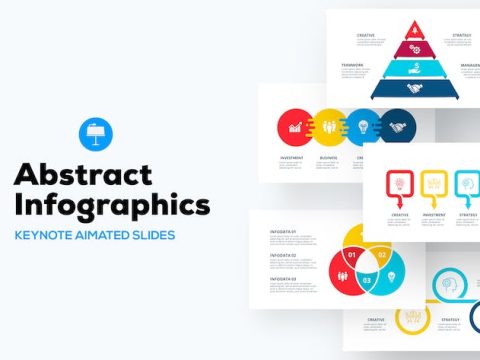 Abstract Keynote Infographics. Set 01 TD83LFL