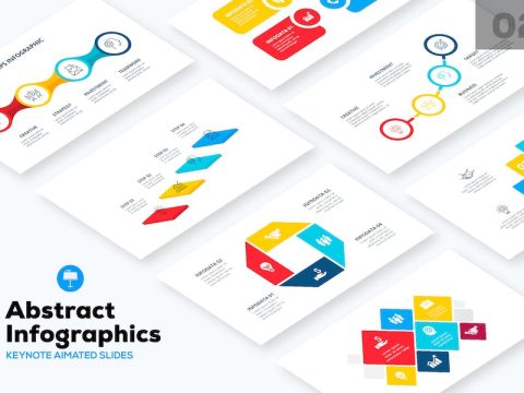 Abstract Keynote Infographics. Set 02 HC6SXJG