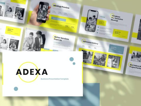 Adexa - Business Presentation Google Slide Templat VFPDGK7