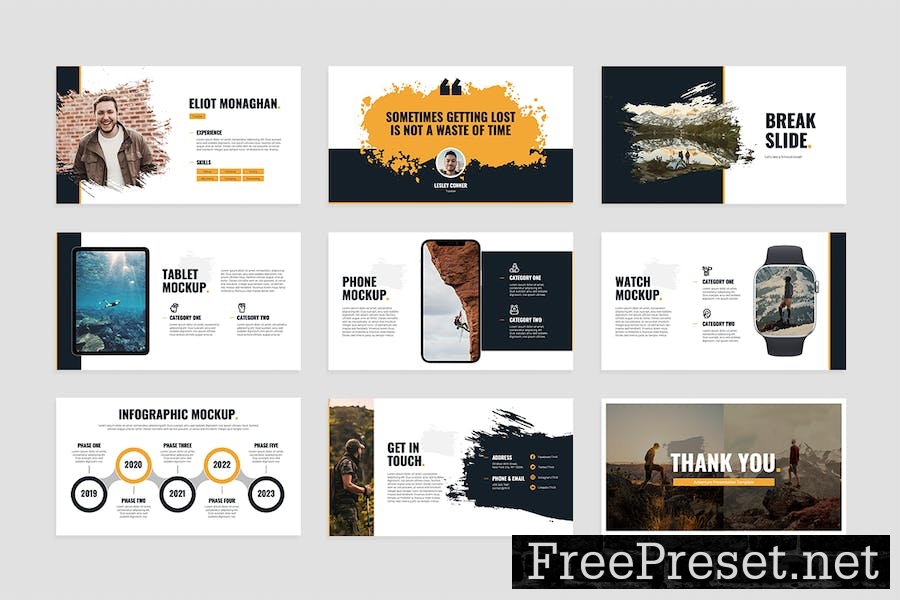 Adventure Keynote Presentation Template DWVEN7E