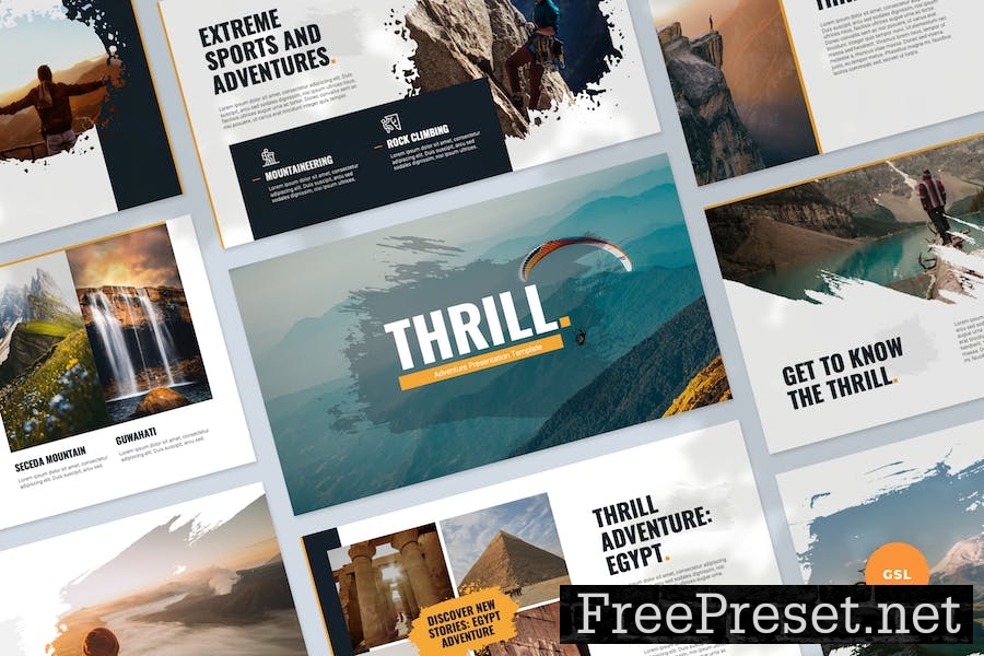 Adventure Slides Presentation Template Z3TRW4Q