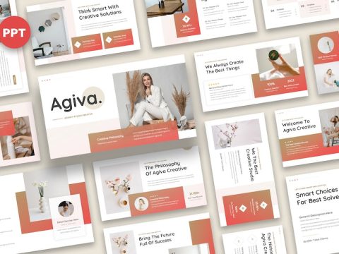 Agiva - Agency Studio Creative Powerpoint PTG5KUQ