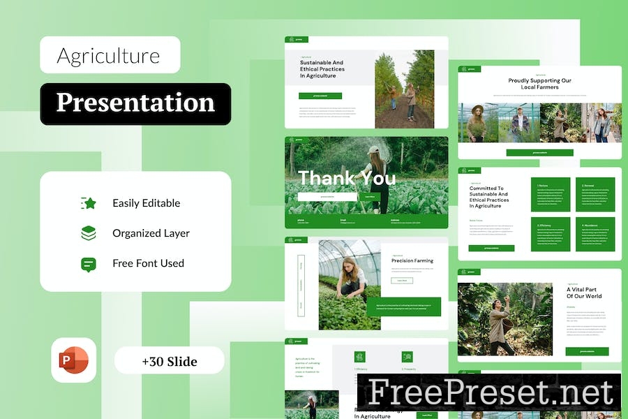 Agriculture Powerpoint Presentation FEY2DF7