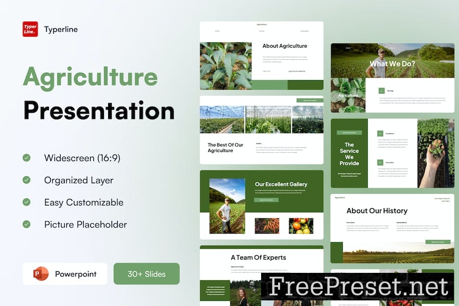 Agriculture Powerpoint Presentation MK6TPMM