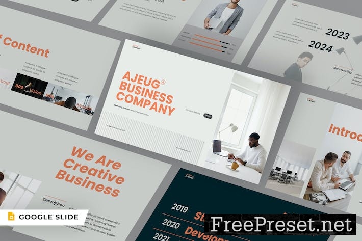 AJEUG - Business Company Presentation GSL Template J9RHDBN