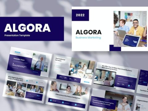 Algora - Business Presentation Google Slide Templa 9V32RDM