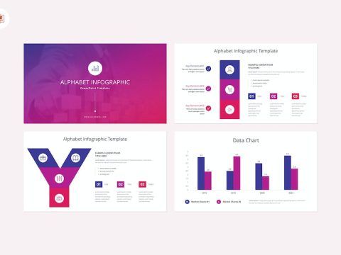 Alphabet Infographic PowerPoint TEFQTKJ