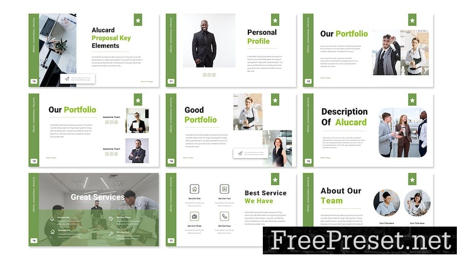 Alucard - Business Presentation Keynote Template T9SFKEX