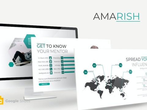 Amarish - Google Slides Template LKCLRZ