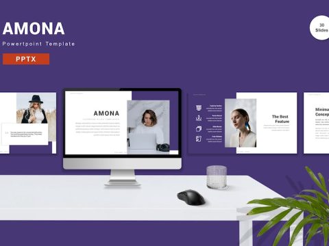 Amona - Powerpoint Template 7BJKMZZ