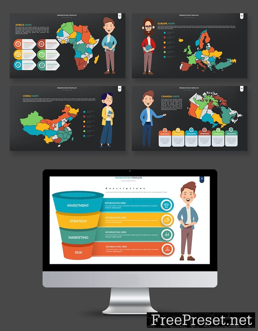 Animation Google Slides Presentation Template