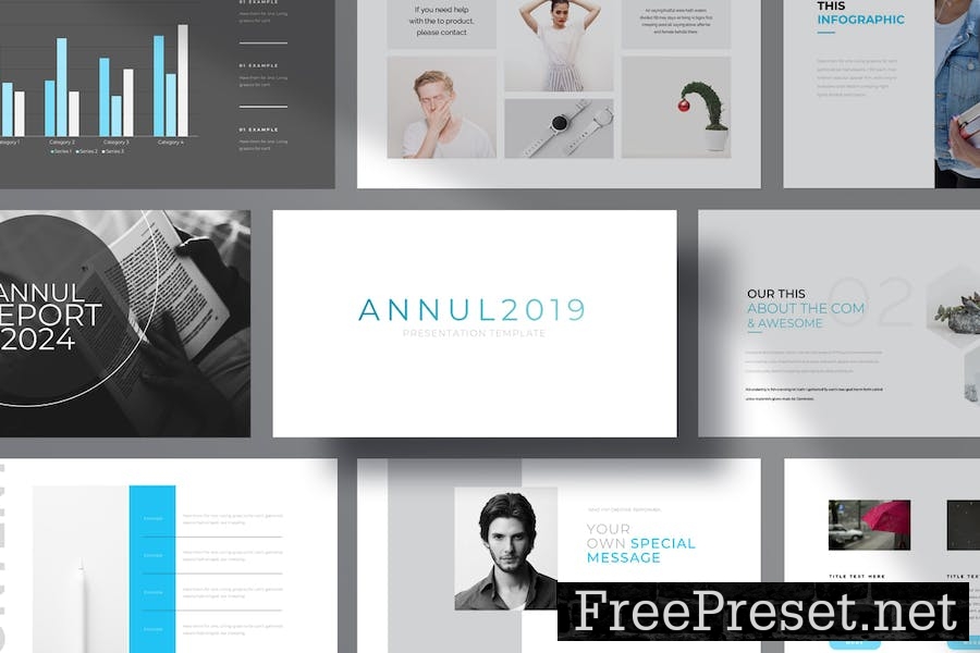 Annual Report Google Slides Template 4SZPW2V