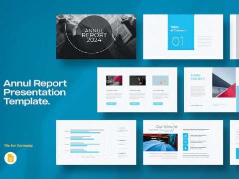 Annual Report Google Slides Template 4SZPW2V