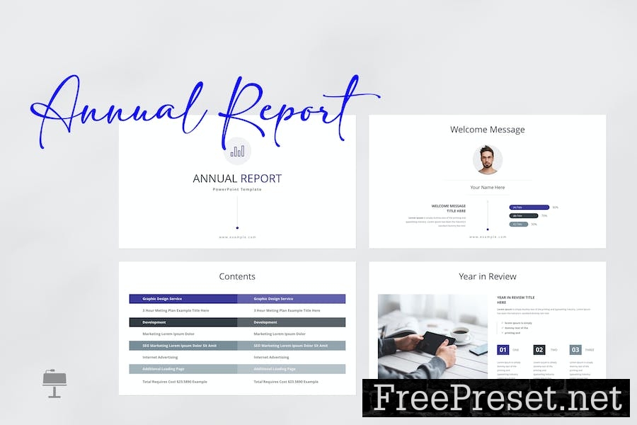 Annual Report Keynote Template ET6ZEYQ