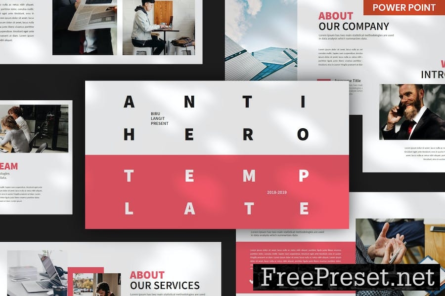 Antihero Business PowerPoint 3C4ZU7E