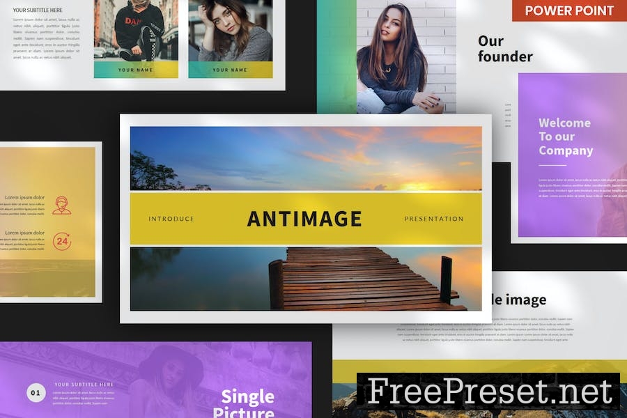 Antimage PowerPoint Presentation X36ZS2C