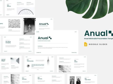 Anual - Minimalist Google Slides Template 43WSLKW