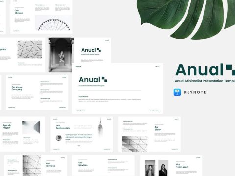 Anual - Minimalist Keynote Template